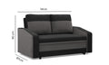 Sofa ORION , Kolor - CZARNY + CZERWONY