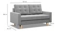 Sofa ELMA , Wypełnienie - Piankowe, Kolor - SZARY